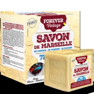 Marseille soap flakes 500g & cube 300g forever vintage