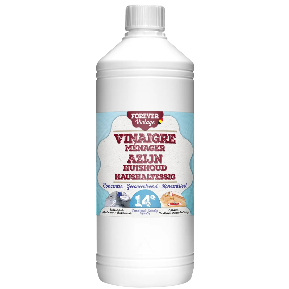 vinaigre ménager 14° concentré 1L Forever Vintage