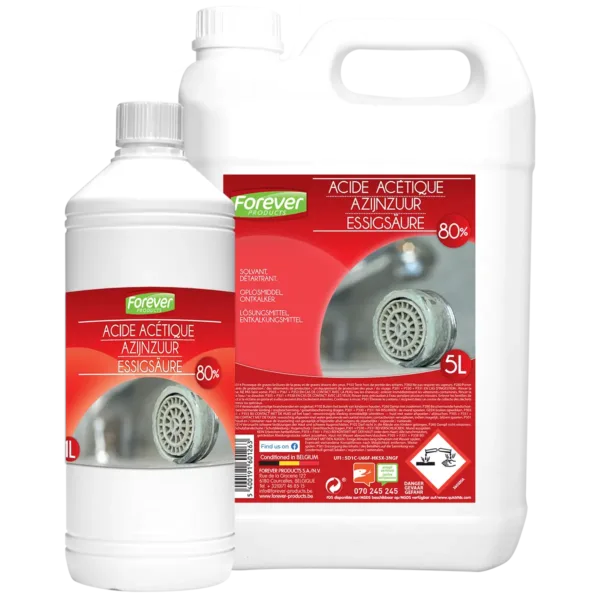 Acide Acétique, 1l et 5l Forever Products