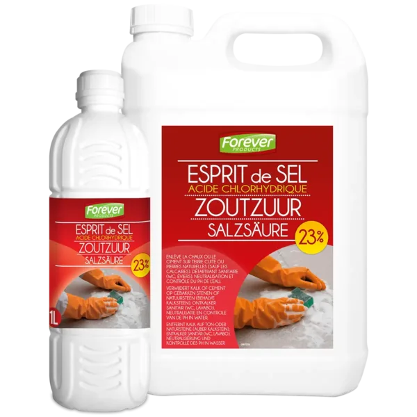 Acide chlorhydrique, 1l & 5l Forever Products