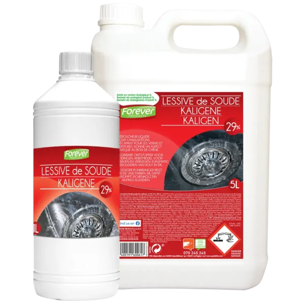 Lessive de soude,1l & 5l Forever Products