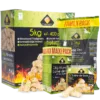 Allume-feux laine de bois, 32p+1kg+1.5kg+5kg, Cheminett