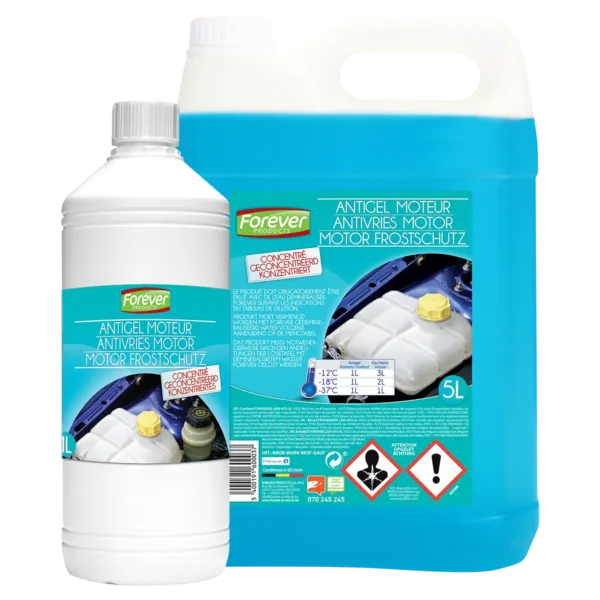 Geconcentreerde antivries motoren, 1l & 5l Forever Products