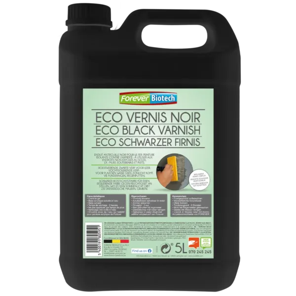 Eco black varnish, 5l Forever Biotech