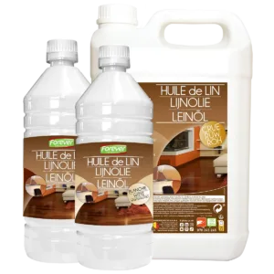 Flaxseed oil raw, bleached, cooked, 1l & 5l Forever Products