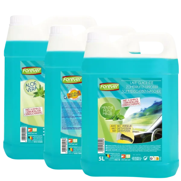 Summer screen wash_Aloe vera, Mint & Rain repellent, 5L Forever Products
