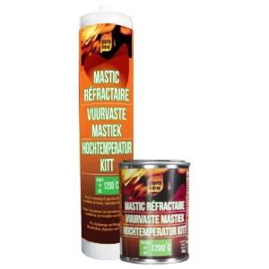 Refractory mastic, 310ml & 450g, Pyrofeu