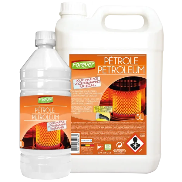 Petroleum voor verwarming, 1l & 5l Forever Products