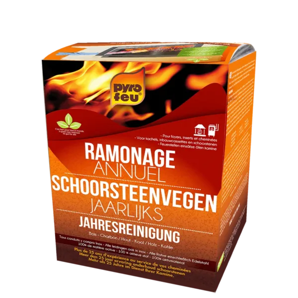 Chimney sweeping once a year, 3x250g, Pyrofeu