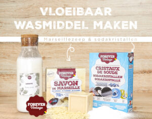 Wasmiddel vloiebaar met Marseille zeep & soda kristallen